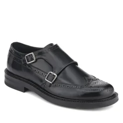 Jones Bootmaker Nathan Leather Double Monk Shoes -