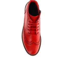 Women Jones Bootmaker Novi Brogue Ankle Boots -