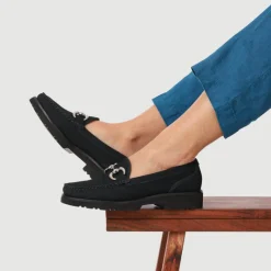 Women Jones Bootmaker Orlana Leather Slip-On Moccasins -