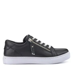 Women Jones Bootmaker Padova2 Leather Lace-Up Trainers -