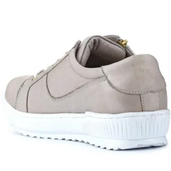 Women Jones Bootmaker Padova Wide-Fit Leather Trainers -