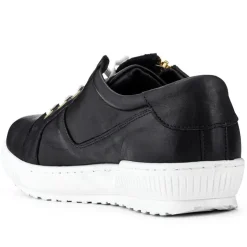 Women Jones Bootmaker Padova Wide-Fit Leather Trainers -