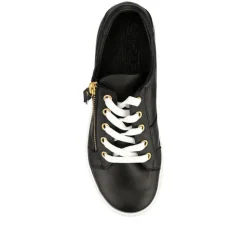 Women Jones Bootmaker Padova Wide-Fit Leather Trainers -