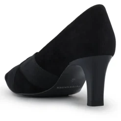 Women Peter Kaiser Leather Block-Heeled Court Shoes -