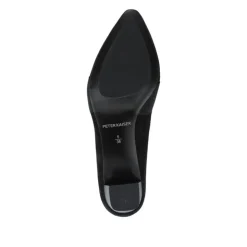 Women Peter Kaiser Leather Block-Heeled Court Shoes -