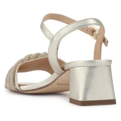 Women Peter Kaiser Leather Block-Heeled Sandals -