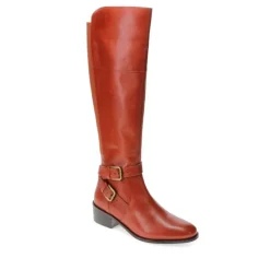 Women Jones Bootmaker Phoebe Small Calf Fit Leather Knee Boots -