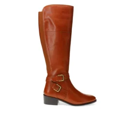 Women Jones Bootmaker: Tailor Made Phoebe Wide Calf Fit Leather Knee Boots -