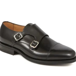 Loake Ramsey1 Leather Monk Strap Shoes -