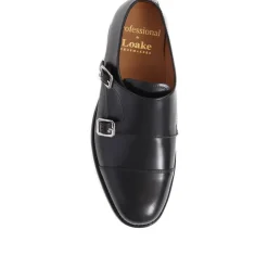 Loake Ramsey1 Leather Monk Strap Shoes -