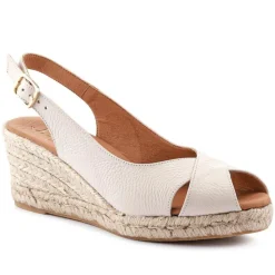 Women Jones Bootmaker Raquelle Leather Heeled Espadrilles -