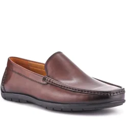 Rawston Wide Fit Smart Leather Slip-On Shoes -