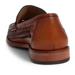 Jones Bootmaker Riverside Woven Leather Loafers -