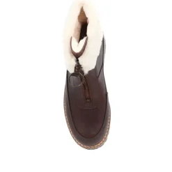 Women Barbour Rowen Fur Cuff Ankle Boots -