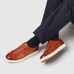 Simone Wide-Fit Leather Trainers -