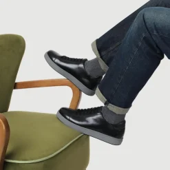 Simone Wide-Fit Leather Trainers -