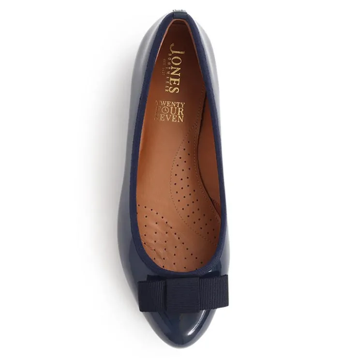 Women Soleil Wide Leather Ballet Pumps -