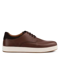 Stevenage Wide Fit Leather Trainers -