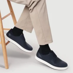 Stevenage Wide Fit Leather Trainers -