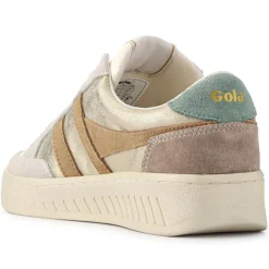 Women Gola Superslam Blaze Leather Trainers -