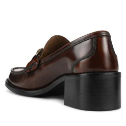 Women Jones Bootmaker Talitha Leather Heeled Moccasins -