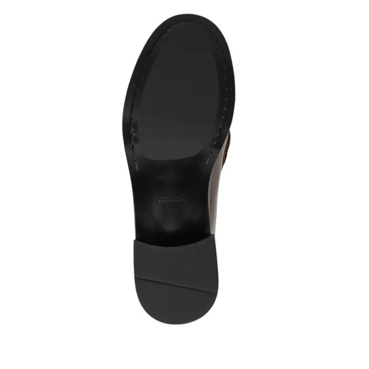 Women Jones Bootmaker Talitha Leather Heeled Moccasins -