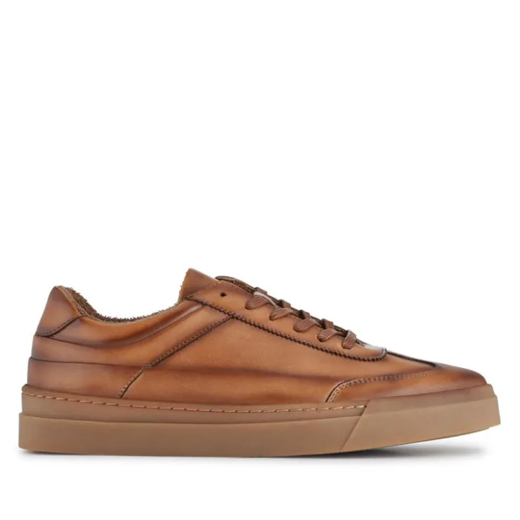 Jones Bootmaker Thorne Leather Lace-Up Trainers -