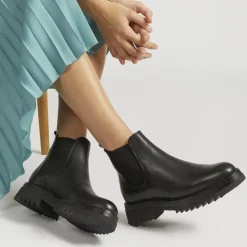 Women Jones Bootmaker Trieste Chunky Leather Chelsea Boots -