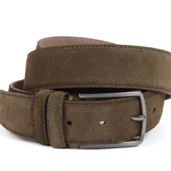 Jones Bootmaker Upney Men's Suede Leather Belt -