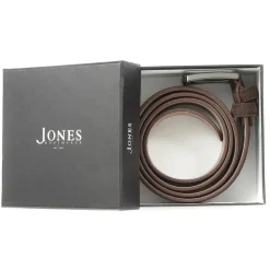Jones Bootmaker Upney Men's Suede Leather Belt -