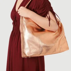 Women Jones Bootmaker Violetta Leather Shoulder Bag -
