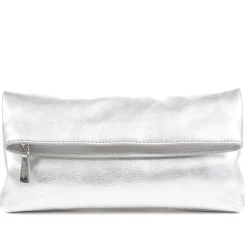 Women Jones Bootmaker Wylie Fold-Over Metallic Clutch -