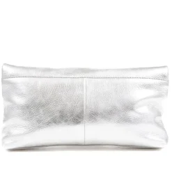Women Jones Bootmaker Wylie Fold-Over Metallic Clutch -