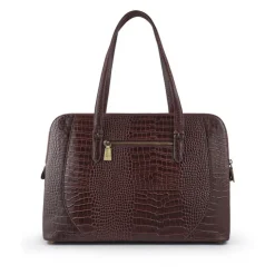 Women Jones Bootmaker Wynter Croc Leather Shoulder Bag -