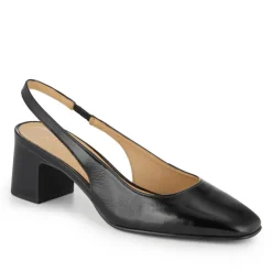 Women Xayna Leather Slingback Court Shoes -