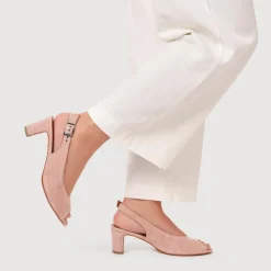 Women Jones Bootmaker Xiomara Leather Slingback Court Shoes -