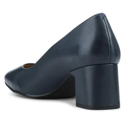 Women Jones Bootmaker Zadie Wide-Fit Smart Leather Court Shoes -